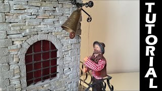 💡 TUTORIAL Pastore suona la campana 🔔 in movimento ⚙️  Statuina per Presepe [upl. by Alys882]