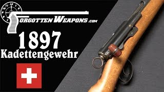 Swiss 1897 SchmidtRubin Kadettengewehr Training Rifle [upl. by Anairuy]