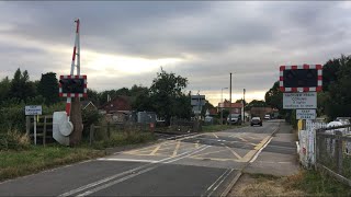 Collingham Station Level CrossingNottinghamshire140824 [upl. by Anitak]