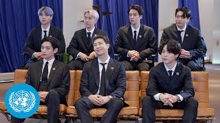 BTS Shine Spotlight on the United Nations as Envoys of the President of the Republic of Korea [upl. by Isnyl]