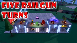 FIVE CONSISTENT RAILGUN TURNS IN MINERS HAVEN [upl. by Kella]