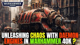 Unleashing Chaos with Daemon Engines  Warhammer 40k  Warhammer 40000 Scifi [upl. by Ahsinirt]