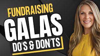 Fundraising Gala Dinners AVOID These 5 Costly Mistakes [upl. by Crisey]