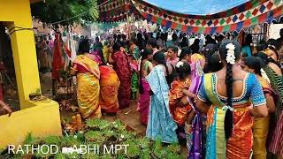 MANGAPURAM THADHA MAREMMA THALLI TEMPLE teej festival view 🥰🥰🥰🥰🥰 [upl. by Maag304]