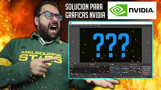 OBS PANTALLA NEGRA NVIDIA COMO SOLUCIONARLO RÁPIDO Y FÁCIL [upl. by Malone]