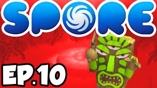 Spore Tale of The Wafflesaurus Ep10  TRIBAL WARFARE [upl. by Onitrof406]