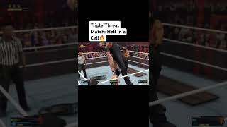 WWE2k24 Triple Threat Match Hell in a Cell Underaker vs sheamus vs Roman🔥 wwe ps5 gamer gameplay [upl. by Vezza]