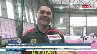 20 JULAI 2024  BTH SUKMA SARAWAK 2024 SKUAD TAEKWONDO KEDAH SASAR 1 EMAS [upl. by Yorgerg217]