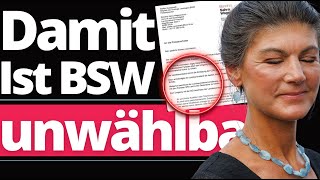 Wahnsinn BSW zerlegt sich KOMPLETT selbst [upl. by Musette]