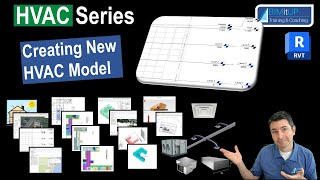 Revit HVAC 1 Creating new HVAC Model in Revit [upl. by Aroon]