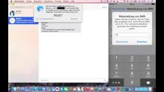 iMessage SMS Weiterleitung Problemlösung Bestätigungscode [upl. by Nelsen]