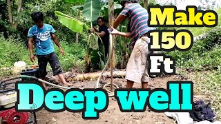 Make 150 Feet Deep Well Water Pump [upl. by Bruns]