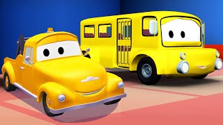 Tom de takelwagen Nederlands 🚗 Lily de bus 🚗 Autostad 🚗 Takelwagen Cartoons voor kinderen [upl. by Viglione]