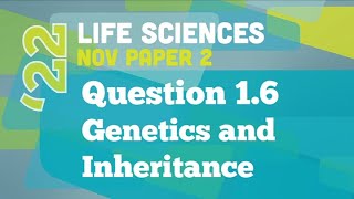 Past Papers 2022 Life Science Paper 2 Question 16 [upl. by Imik546]