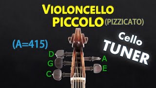 5 String Cello Tuner  Piccolo Cello Tuning Pizzicato A415 [upl. by Gupta]