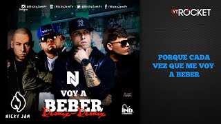 Voy a Beber Remix 2  Nicky Jam Ft Ñejo Farruko y Cosculluela  Video Con Letra [upl. by Lashar513]