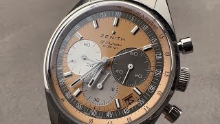 Zenith El Primero Chronomaster Original for HODINKEE 033201360018M3200 Zenith Watch Review [upl. by Rawley]