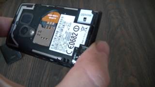 How To Remove The Back Cover And Install A SIM Card On A Sony Ericsson Xperia X10 Mini Smartphone [upl. by Dimond]