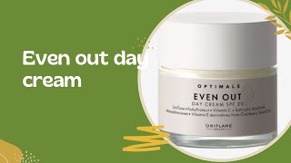 Even out day cream spf 20 oriflame [upl. by Laure]