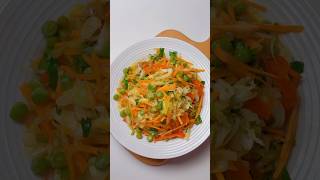 Cabbage Salad 🥬🥒🥕 🌶️🥗！salad recipe cabbage cucumber health cooking shorts stopmotion [upl. by Enyalahs435]