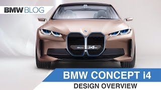 BMW Concept i4 – Better Looking Than The Tesla Model 3 [upl. by Einahpts]