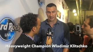 Wladimir Klitschko interview by Johnny Farace Schulz [upl. by Aroon]