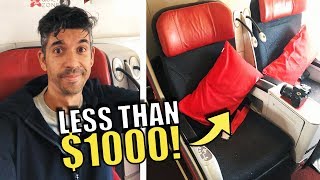 Premium Flatbed under 1000 Air Asia X Review [upl. by Akinad]