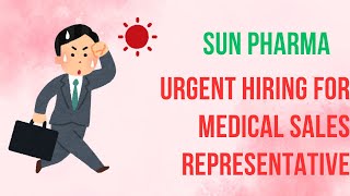 SUN PHARMA INCA DIV Urgent Hiring for Medical Sales Representative Lucknow  Pharmamemberscom [upl. by Jevon471]