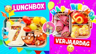 LEUKE LUNCHBOX IDEEËN voor Een Verjaardag Lunchbox Naar SCHOOL Extra Feestelijk ♥DeZoeteZusjes♥ [upl. by Valoniah]