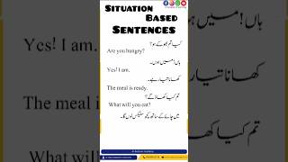 situation based englishsentences for dailyconversationpractice تم کیا کھاؤ گے؟ easyenglish meal [upl. by Singh]