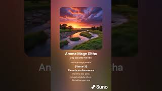 Amma Mage SithaSinhala songPop acoustic melodic [upl. by Zetrok55]