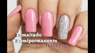 Clase 10 Esmaltado Semipermanente paso a paso ♥ Deko Uñas  Gel polish step by step [upl. by Veronique794]