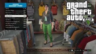 GTA Online Gameplay Clothes Store Gameplay  Clothes Shopping Customisation [upl. by Ardnuahs26]