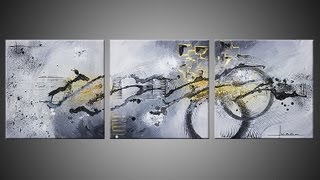 Abstract acrylic painting demo video  Ulex Minor by John Beckley [upl. by Ellehs]