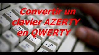 Convertir un clavier AZERTY en QWERTY sur Windows 10 [upl. by Byron774]