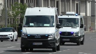 Selten MAN TGEMB Sprinter Einsatzfahrzeuge Wiener Netze [upl. by Callista]