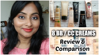 BB Creams  CC Creams  Review and Comparison  Available in India [upl. by Selena]