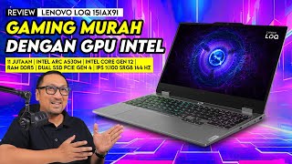 Laptop Gaming FullIntel Kencang amp Murah Review Lenovo LOQ 15IAX9I [upl. by Candace]