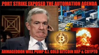 HOLY SH PORT STRIKE EXPOSED THE AUTOMATION AGENDA ARMAGEDDON PUMPS AI BITCOIN XRP amp CRYPTO [upl. by Aretha]