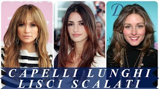 Modelli di taglio capelli lunghi scalati 2018 [upl. by Idalia]