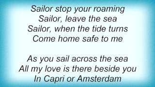 17889 Petula Clark  Sailor Lyrics [upl. by Nirual]