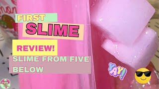 First slime review on Five Below Slimes [upl. by Baudin]