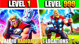 HEROES TYCOON MAP FORTNITE CREATIVE  ALL 10 RADIOACTIVE ITEMS LOCATIONS [upl. by Eric]