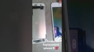 iphone 8 screen replacement 💯 [upl. by Atilem]