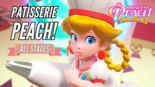 Patisserie Peach All Stages  Princess Peach Showtime [upl. by Dumond816]