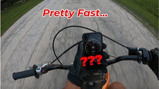 How Fast is the SSR 110 Pit Bike  Top Speed Test [upl. by Okubo]