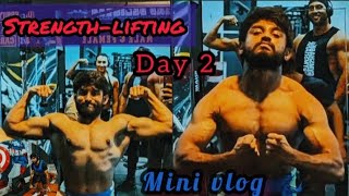 Day 2  Strength Training  The Hacklift session  Mini vlog [upl. by Eniruam]