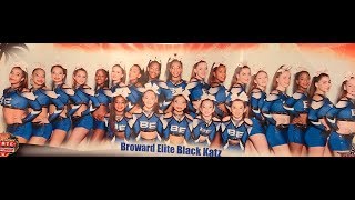 Cheersport vlog 2018 Broward Elite Black Katz [upl. by Berfield]