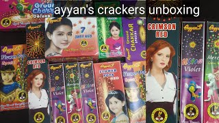 Ayyans crackers unboxing 2020  with 50  discount  diwali shopping [upl. by Zoba]