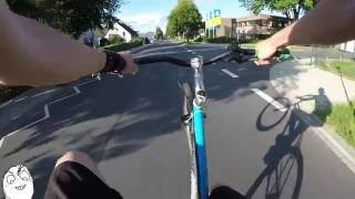 WHEELIE TRAINING DAY 2  GoPro  1080p50fps  Mountainbike  Specialized Hardrock [upl. by Kimbra]